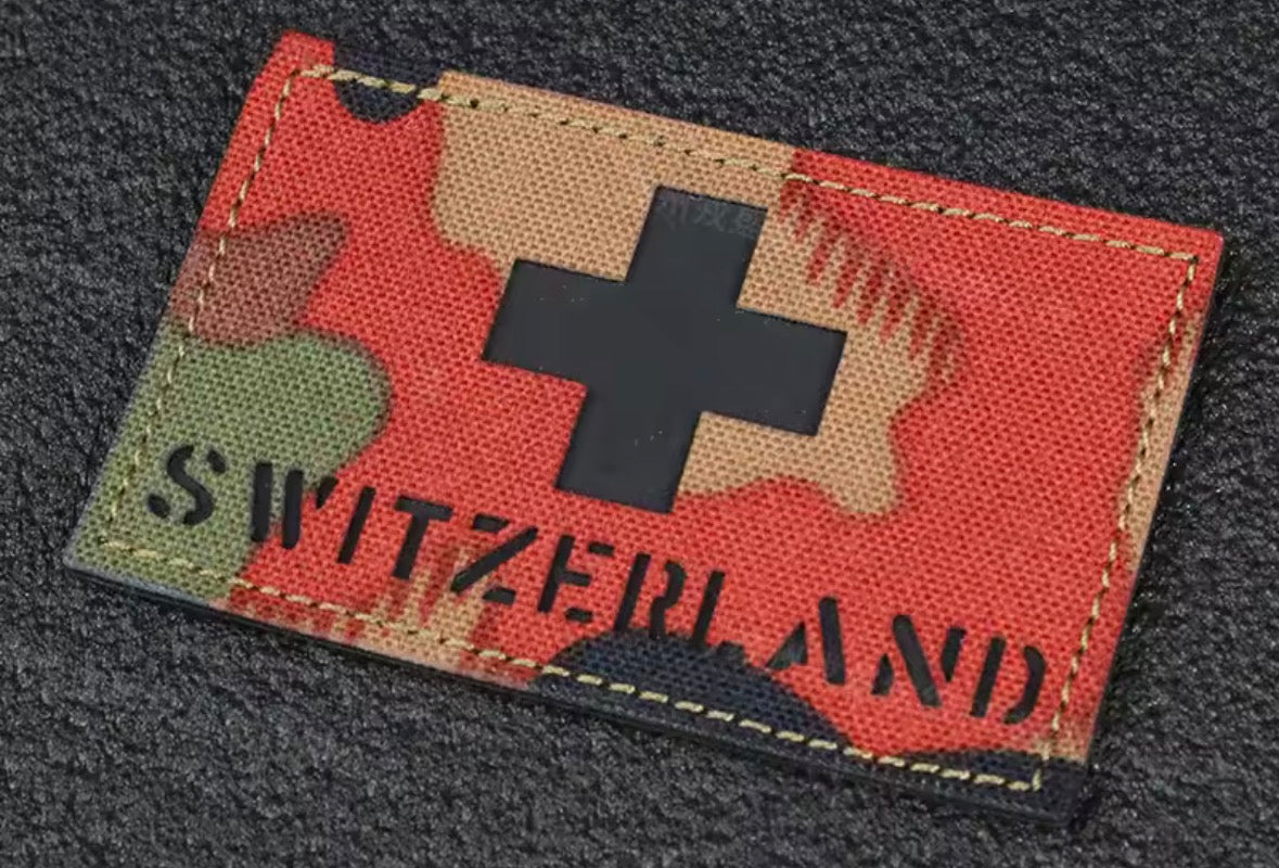 Patch Switzerland 5cmx8cm