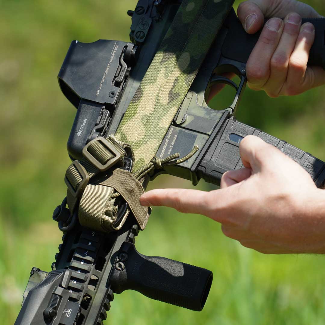 Black Trident Sling Keeper