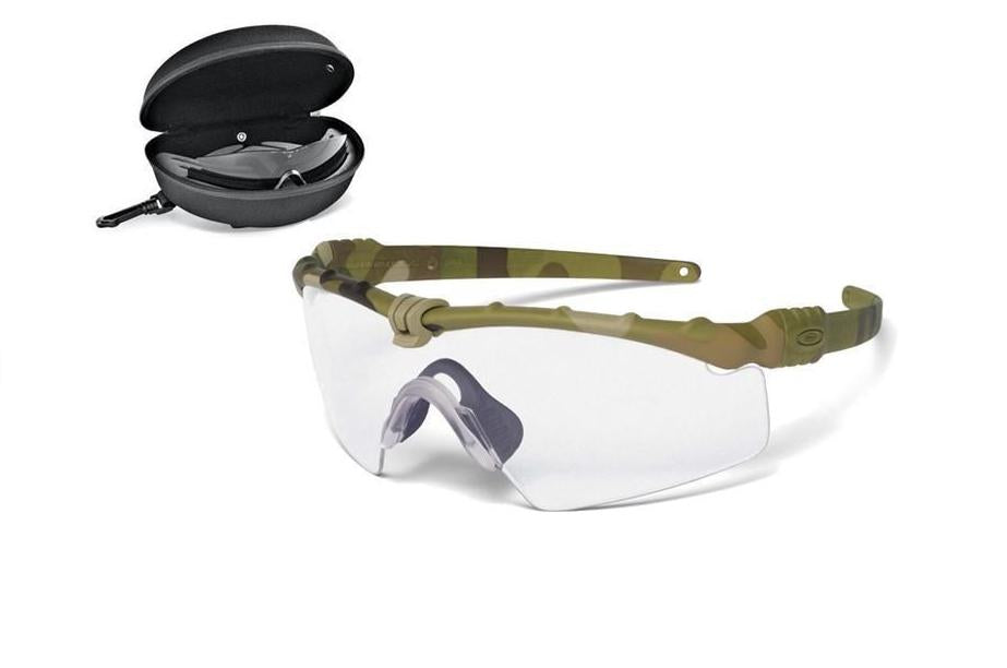 OAKLEY SI BALLISTIC M FRAME 3.0 ARRAY DARK BONE / Gläser CLEAR & GREY EN