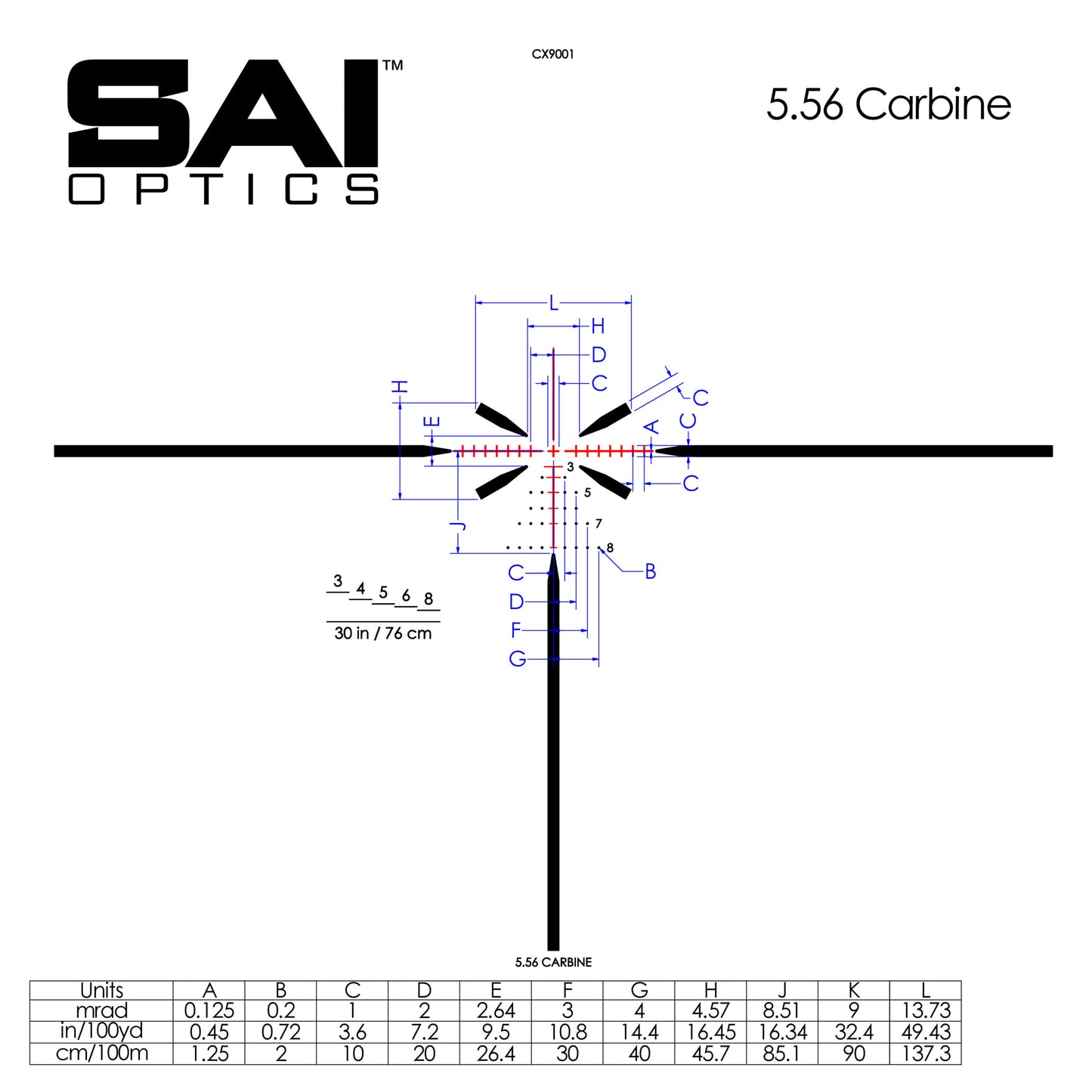 SAI 6, 1-6x24 LPVO Optic