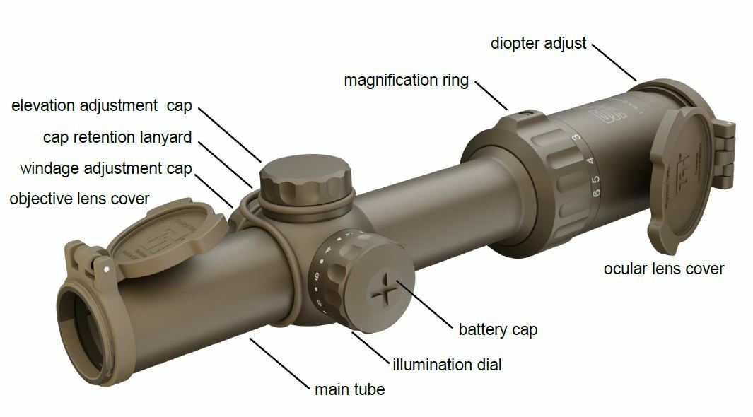 SAI 6, 1-6x24 LPVO Optic